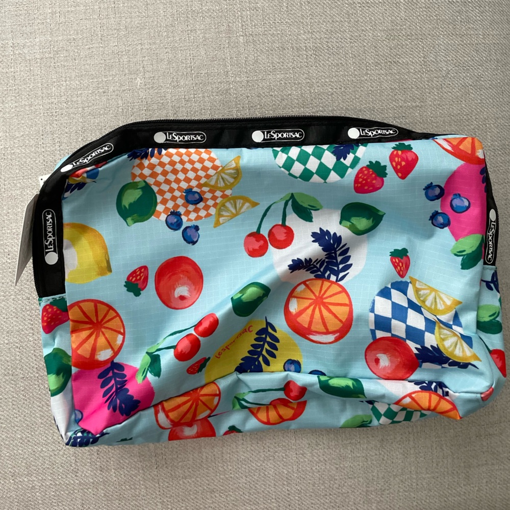 Lesportsac fruity double zip bag